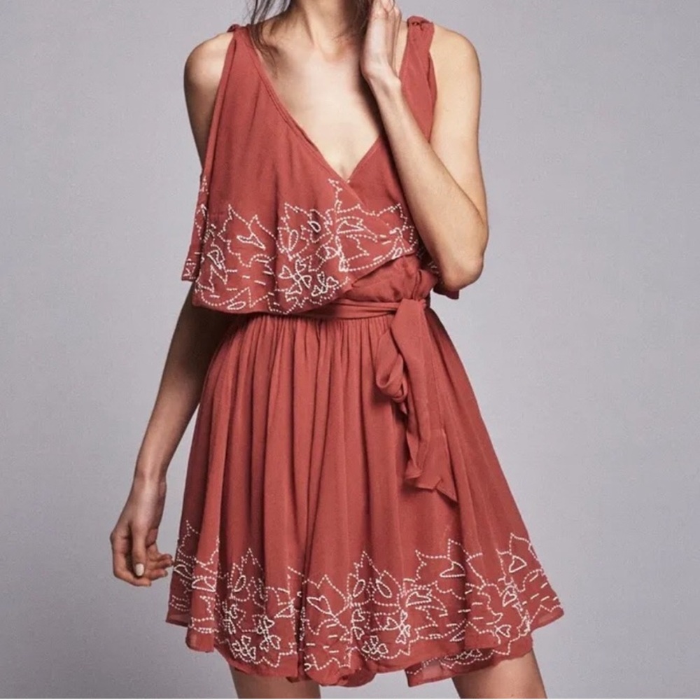 Free People Sylvia Wrap Dress